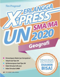 Image of Erlangga X-Press UN SMA/MA 2020 GEOGRAFI