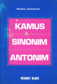 Kamus Sinonim Antonim