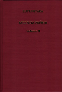 Image of Suttapitaka  Milindapanha Volume II