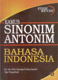 Kamus Sinonim Antonim Bahasa Indonesia