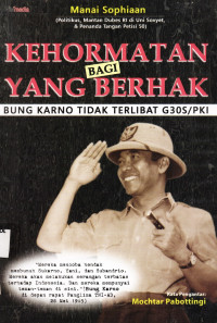 Kehormatan Bagi Yang Berhak