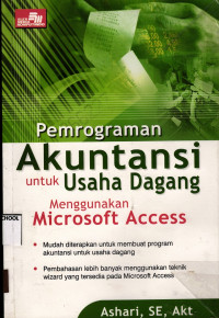 Pemrograman Akuntansi untuk Usaha Dagang Menggunakan Microsoft Access