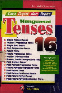 Image of Cara Cepat dan Tepat Menguasai 16 Tenses