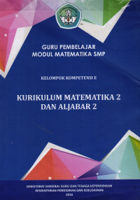 Kurikulum Matematika dan Aljabar 2